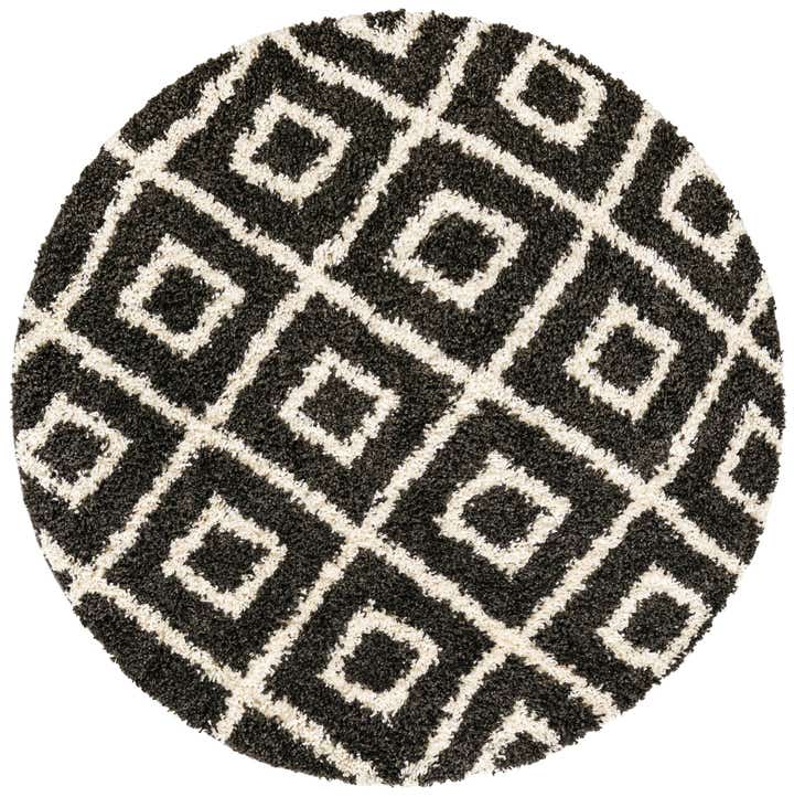 160cm x 160cm Lagom Shag Tapis Rond