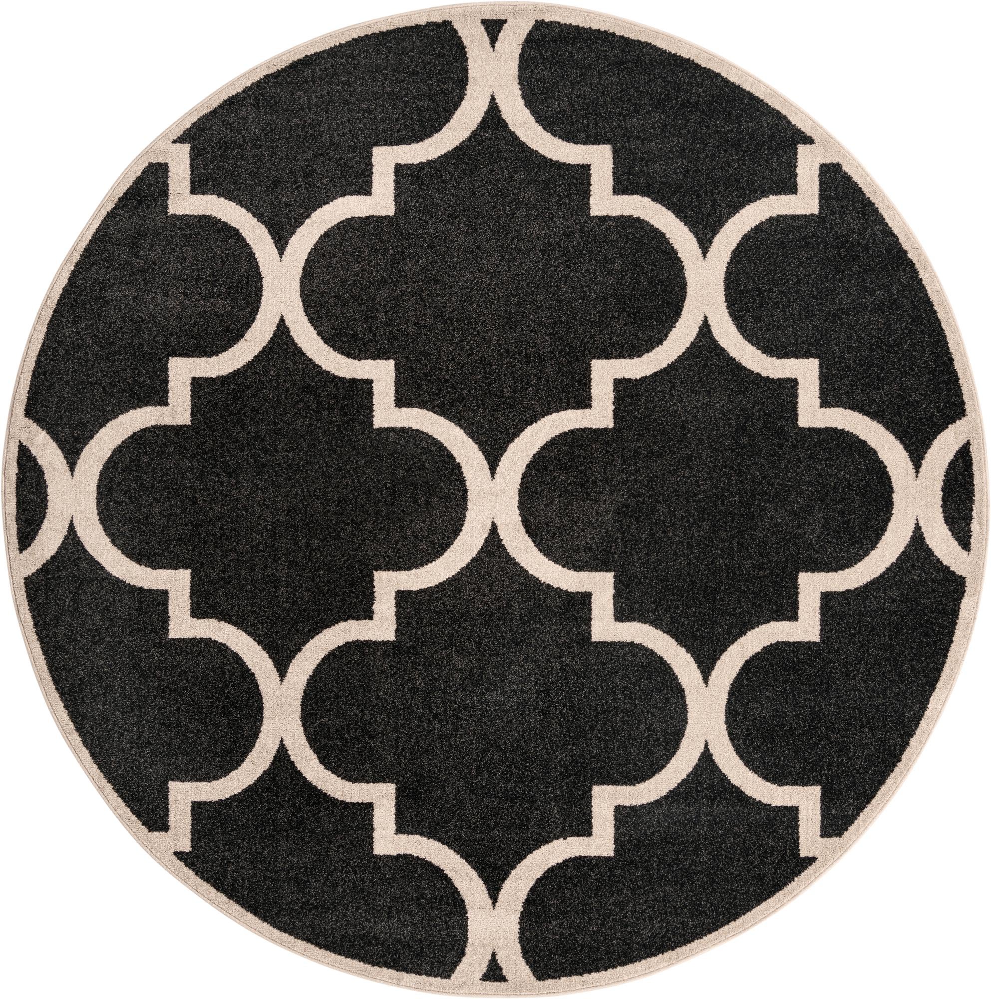 8' x 8' Lattice Round Rug
