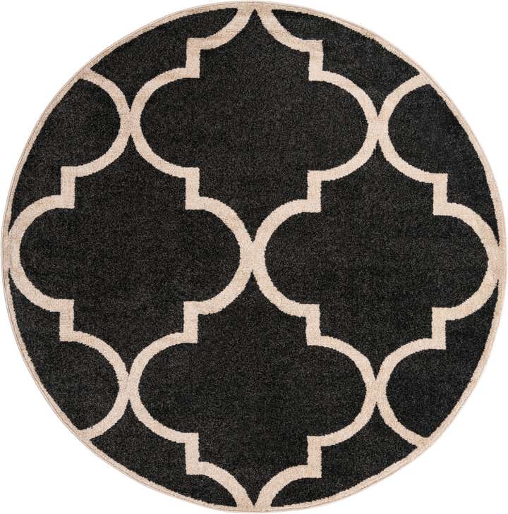 6' x 6' Lattice Round Rug