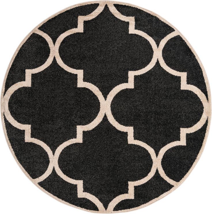 Detail image of 6' x 6' Lattice Round Rug