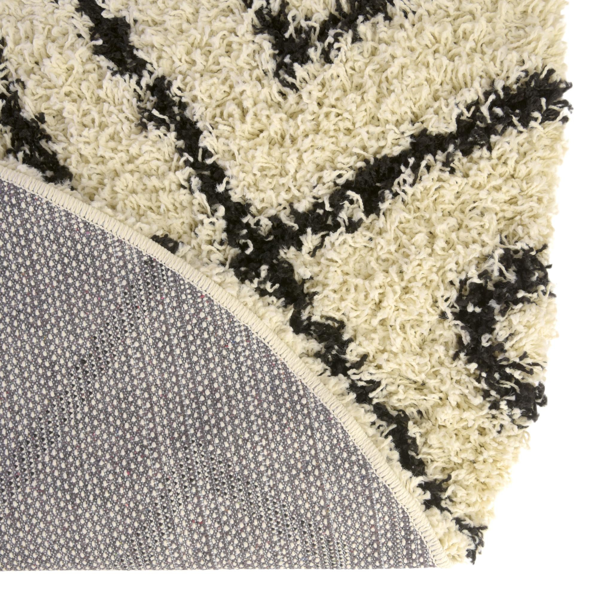 10' x 10' Lattice Shag Round Rug