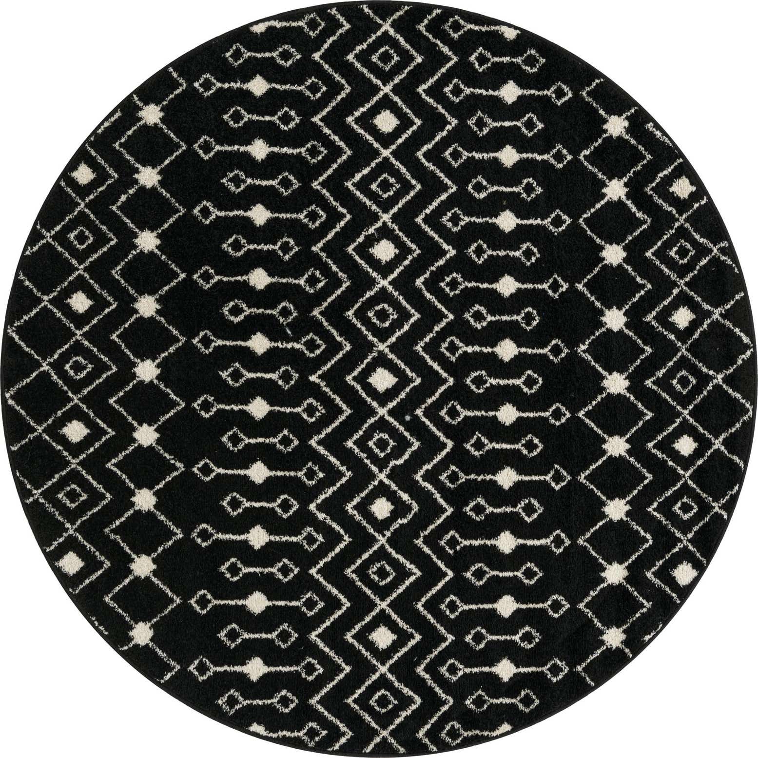 6' x 6' Moroccan Trellis Round Rug