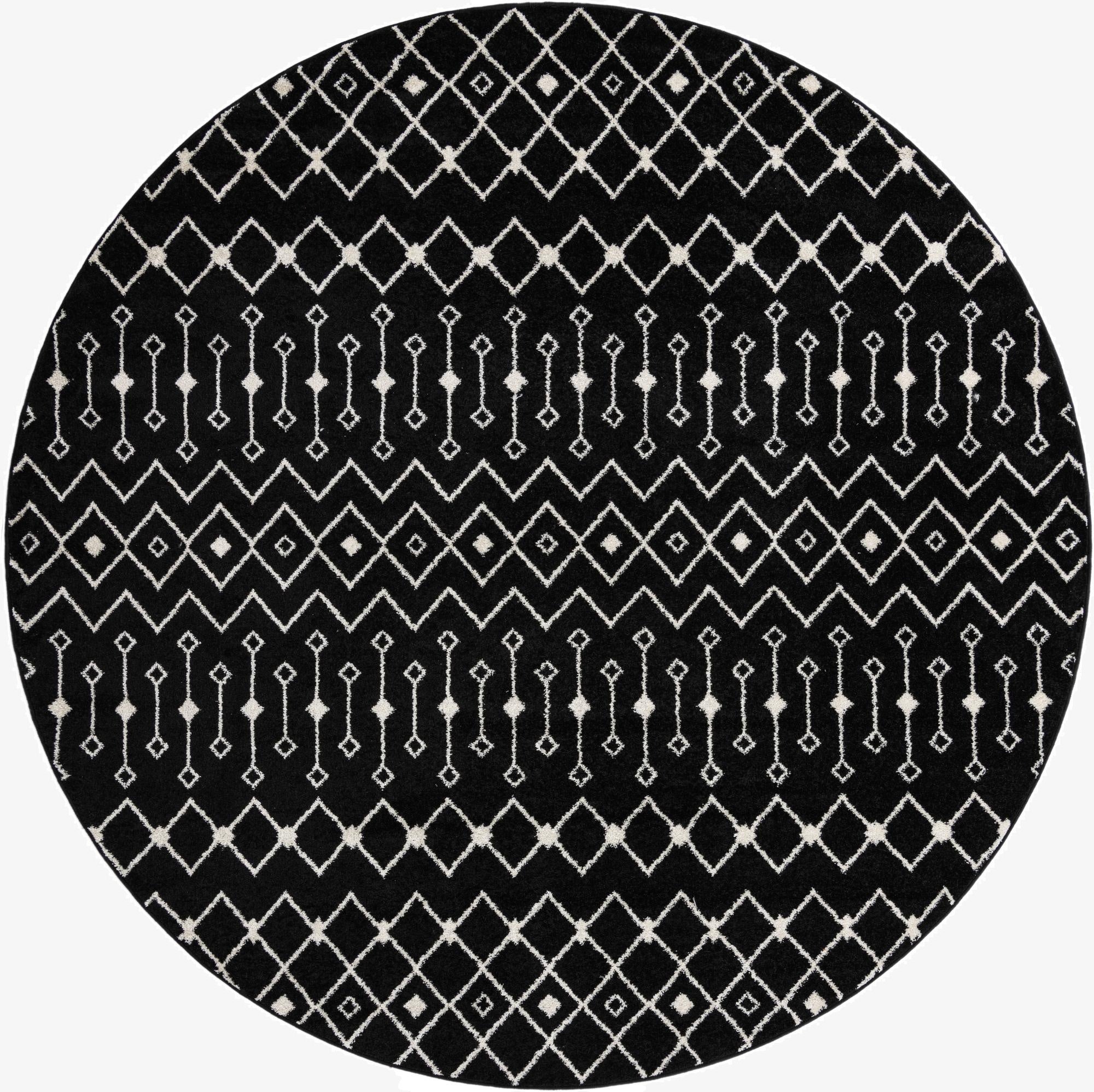 10' x 10' Moroccan Trellis Round Rug