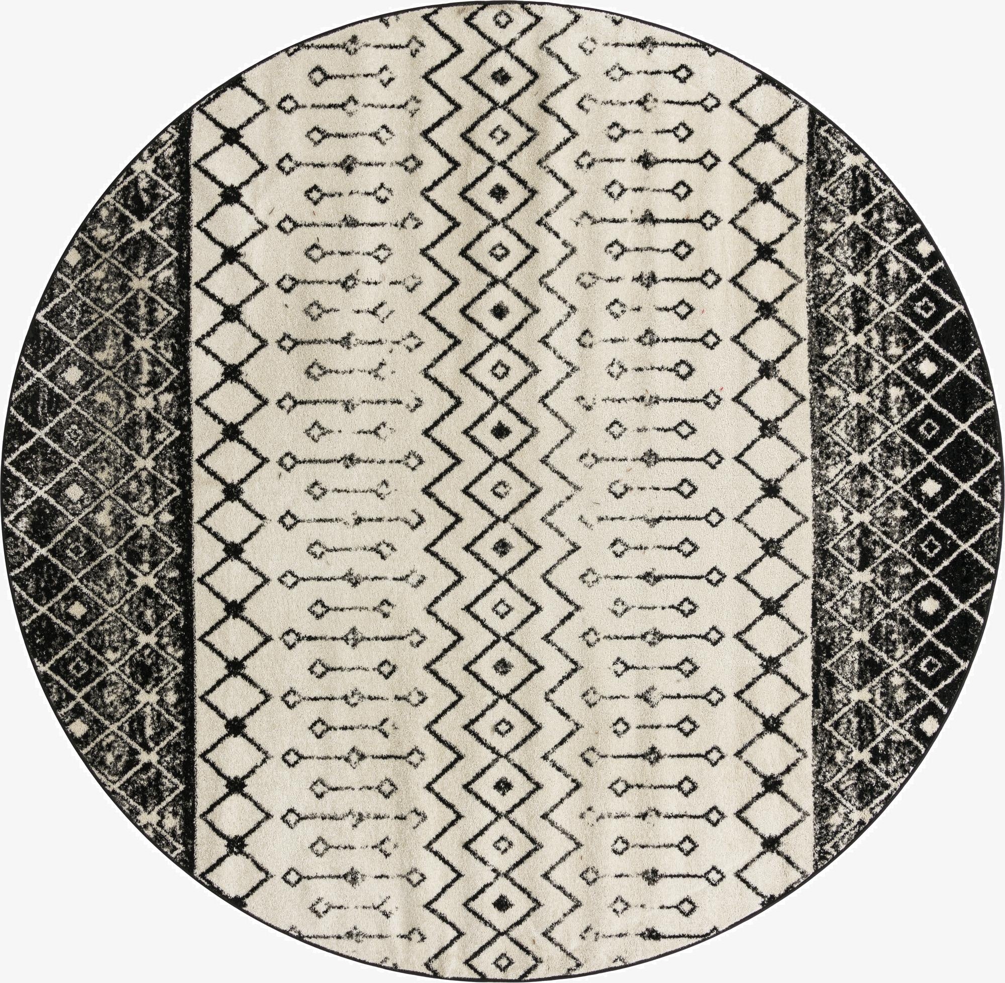 10' x 10' Moroccan Trellis Round Rug