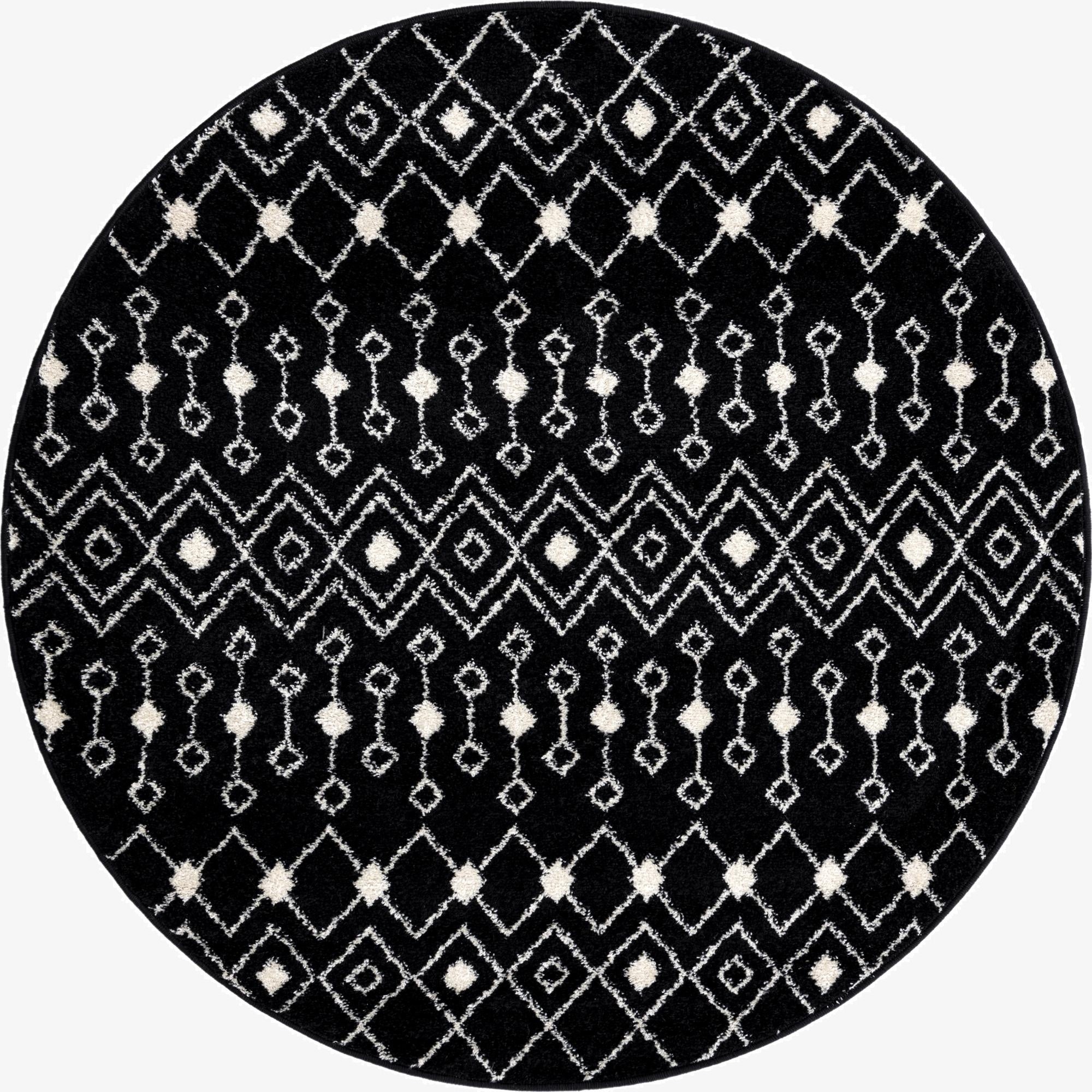 Primary image 5' 3 x 5' 3 Moroccan Trellis Round Rug