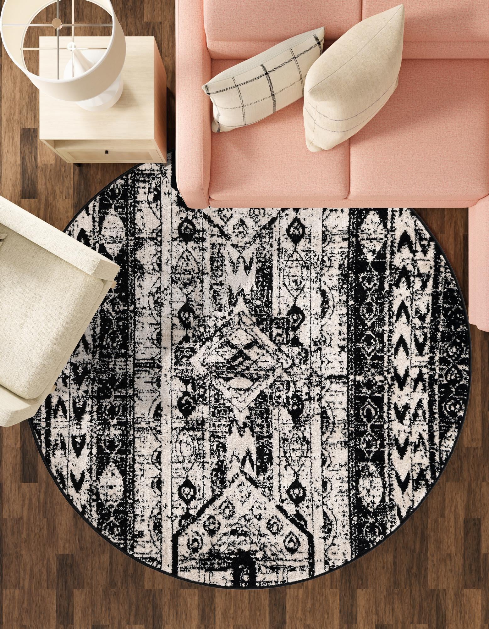 5' 3 x 5' 3 Oregon Round Rug