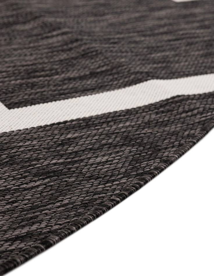 Detail image of 12' x 12' Easy-Clean Modern Indoor / Outdoor Round Rug