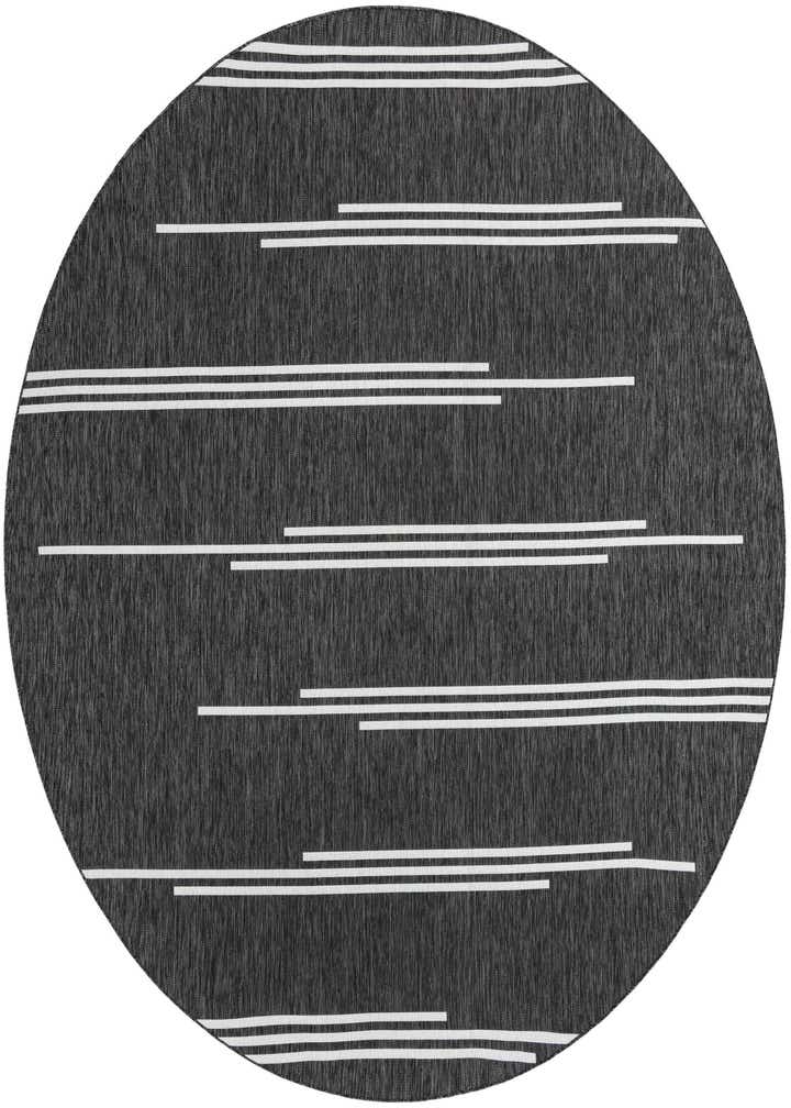 10' x 10' Easy-Clean Modern Indoor / Outdoor Round Rug