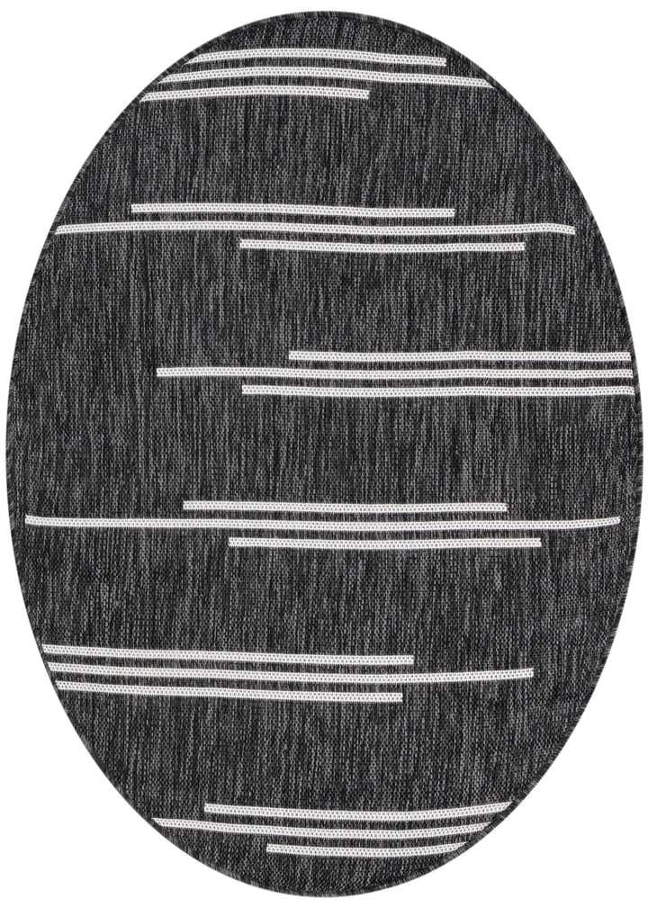 3' 1 x 3' 1 Easy-Clean Modern Indoor / Outdoor Round Rug