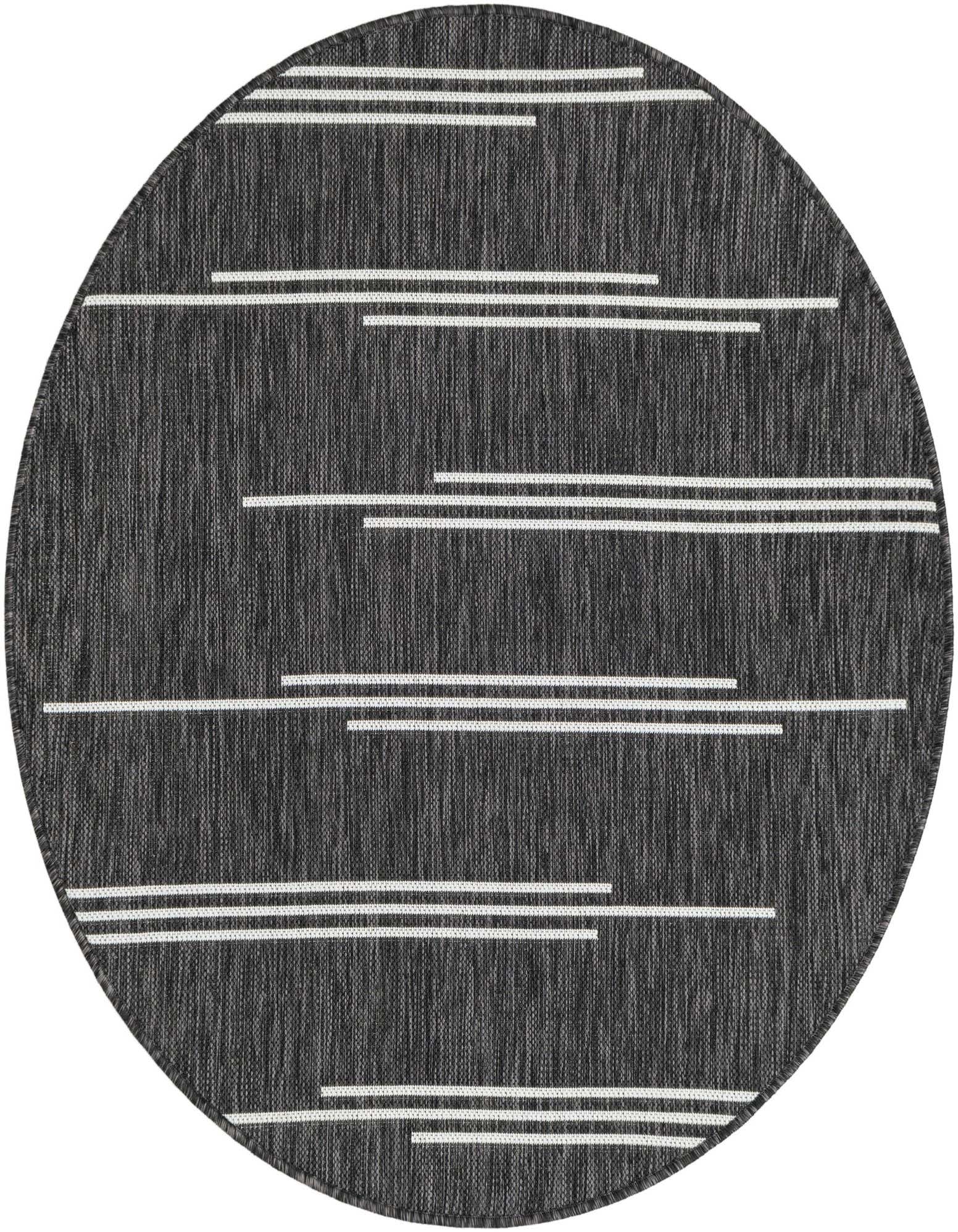 4' x 4' Easy-Clean Modern Indoor / Outdoor Round Rug