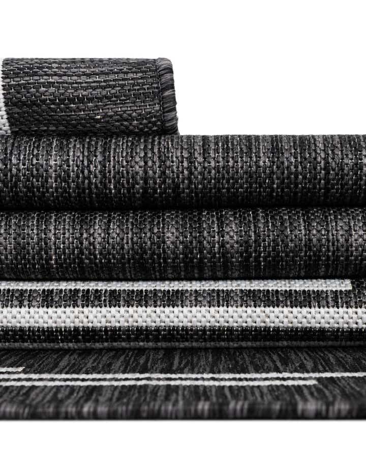 6' x 6' Easy-Clean Modern Indoor / Outdoor Round Rug