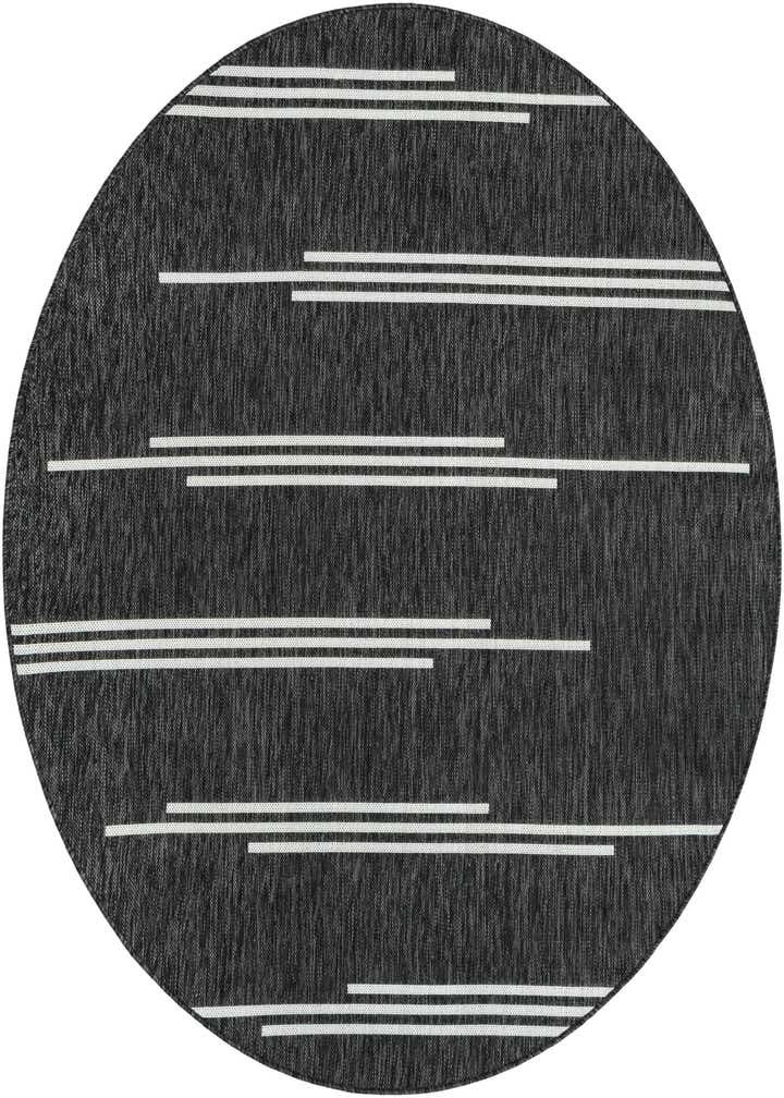 6' x 6' Easy-Clean Modern Indoor / Outdoor Round Rug