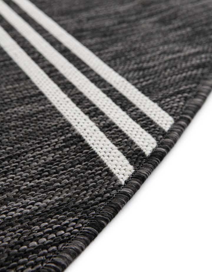 4' x 4' Easy-Clean Modern Indoor / Outdoor Round Rug