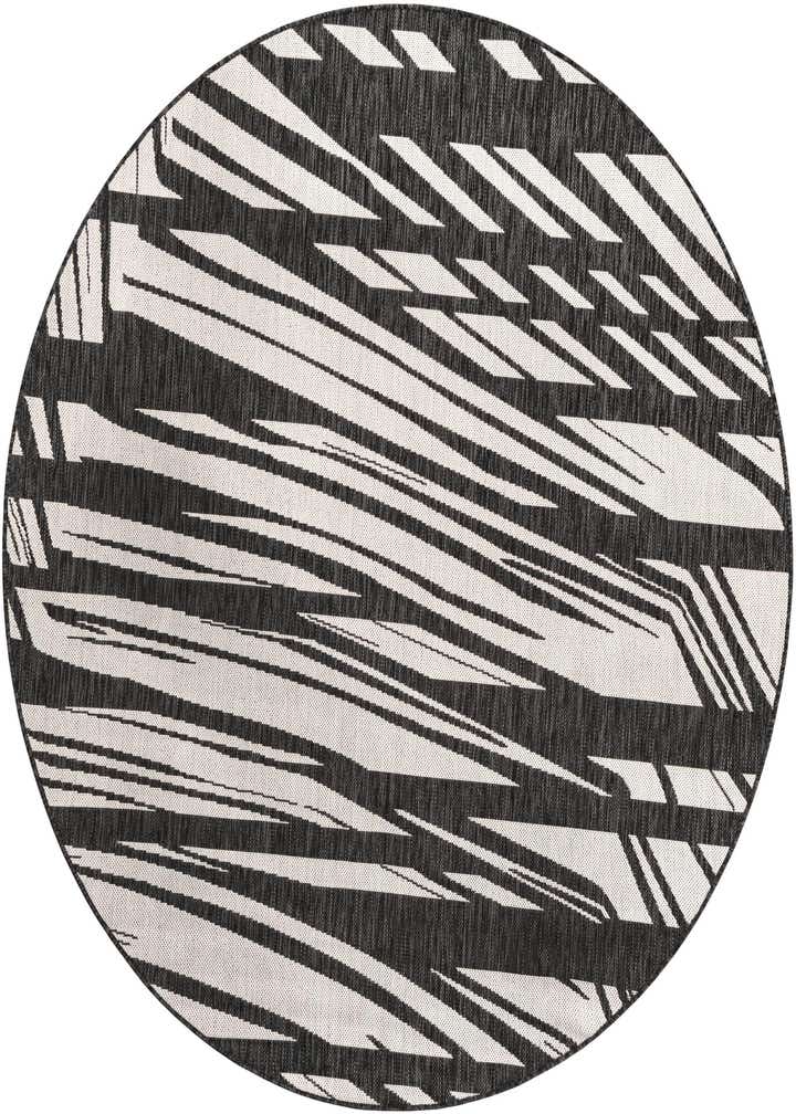 6' 1 x 6' 1 Easy-Clean Modern Indoor / Outdoor Round Rug