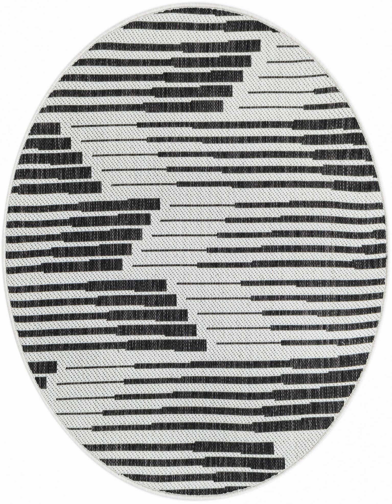 3' x 3' Easy-Clean Modern Indoor / Outdoor Round Rug