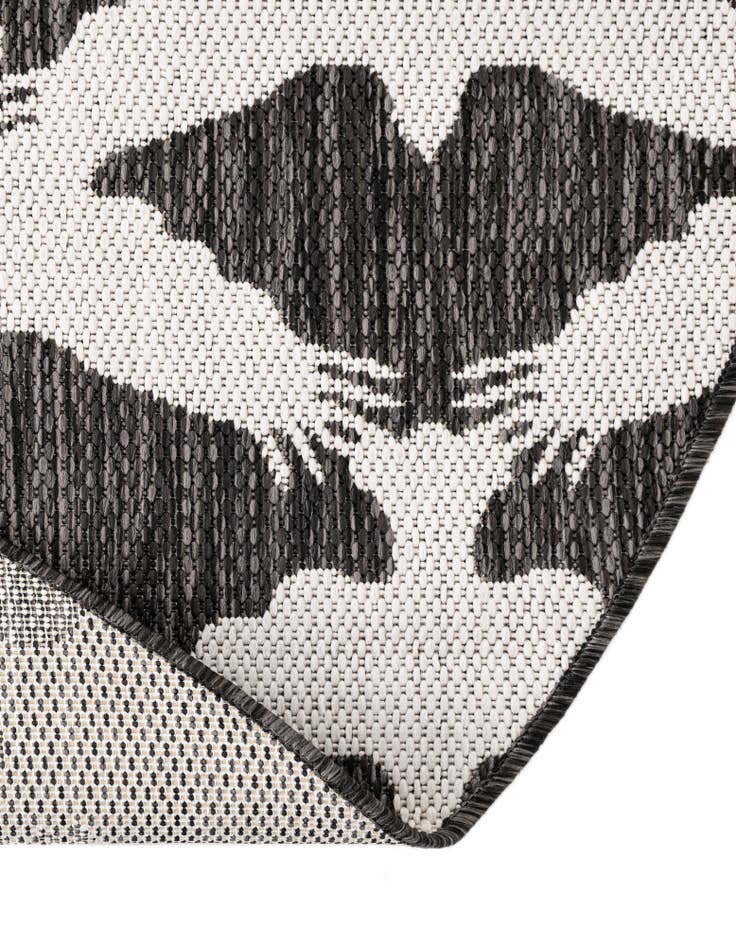 Detail image of 10' x 10' Easy-Clean Modern Indoor / Outdoor Round Rug