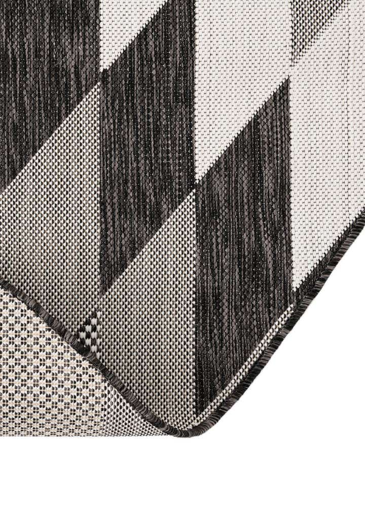 13' x 13' Easy-Clean Modern Indoor / Outdoor Round Rug