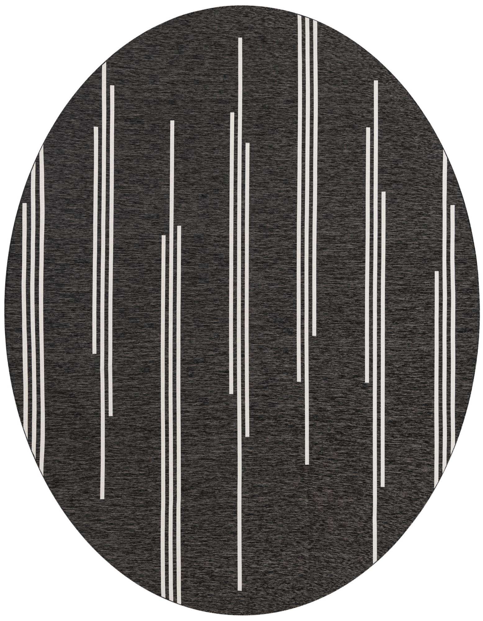13' x 13' Easy-Clean Modern Indoor / Outdoor Round Rug