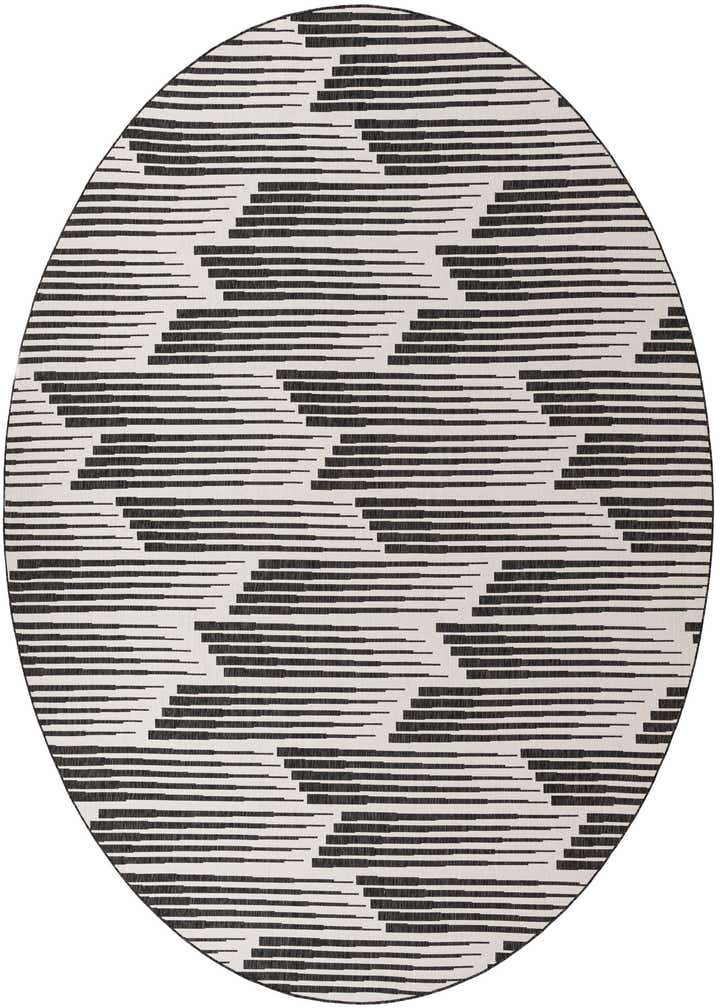 13' x 13' Easy-Clean Modern Indoor / Outdoor Round Rug