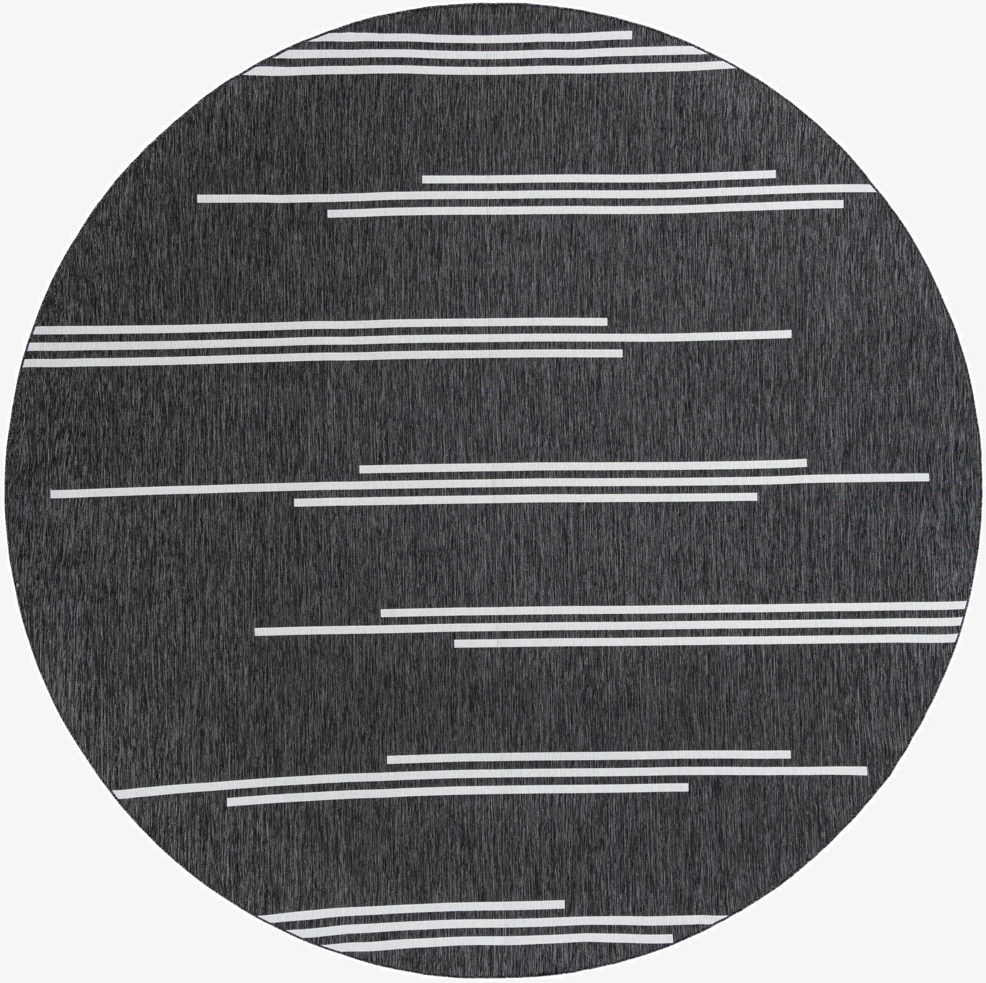 12' x 12'  Washable Modern Indoor / Outdoor Round Rug