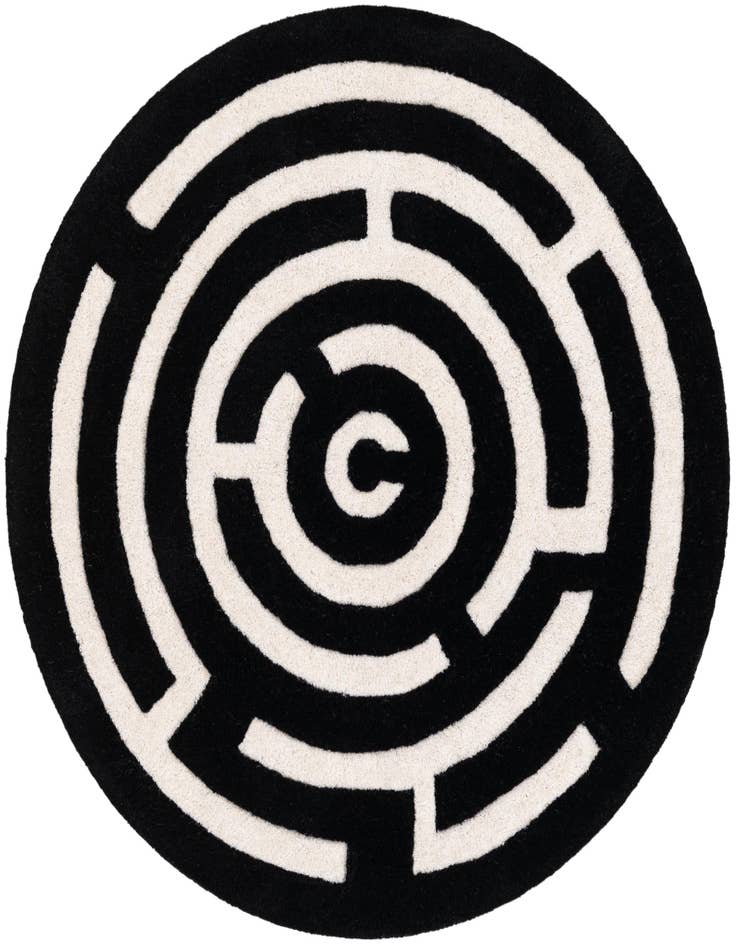 Detail image of 3' x 3' Playtime Kids Wool Round Rug