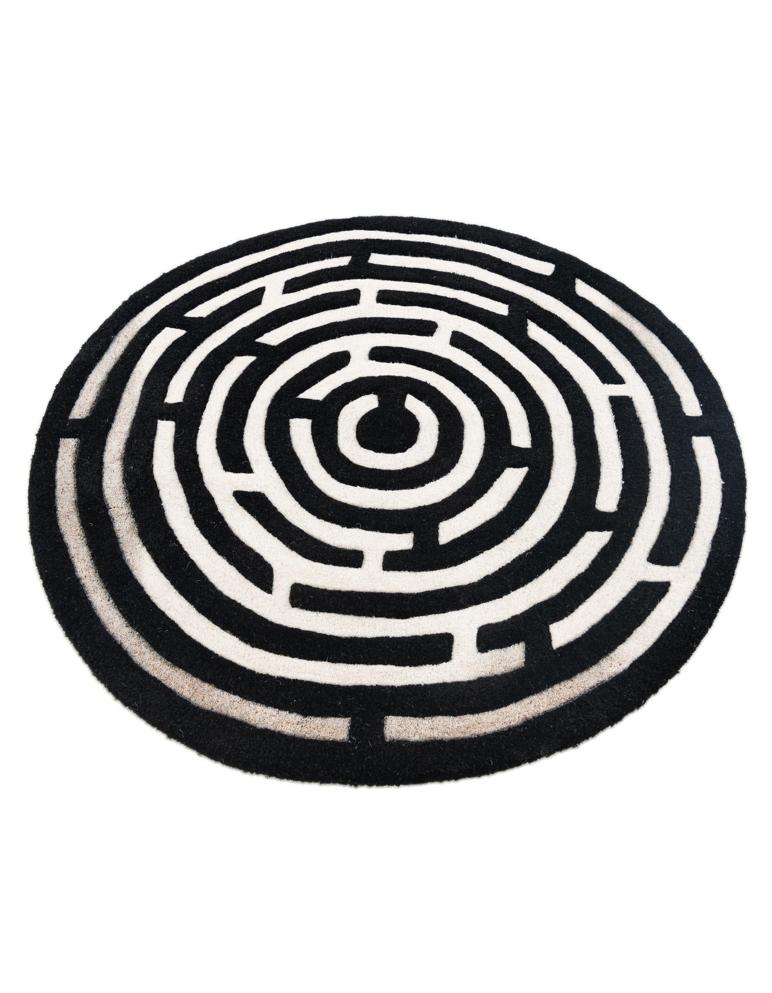 90cm x 90cm Playtime Kids Wool Round Rug