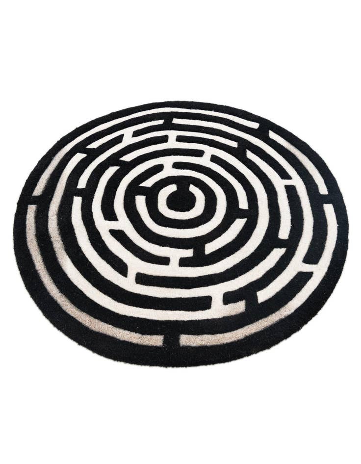 Detail image of 3' x 3' Playtime Kids Wool Round Rug