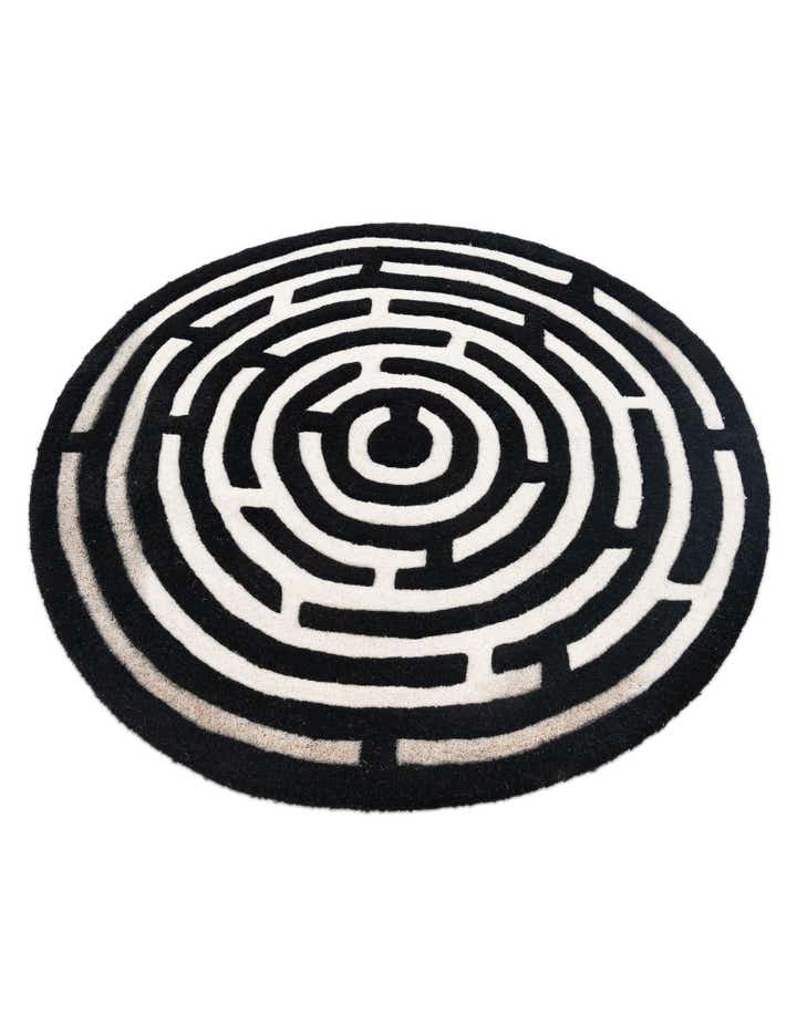 3' x 3' Playtime Kids Wool Round Rug