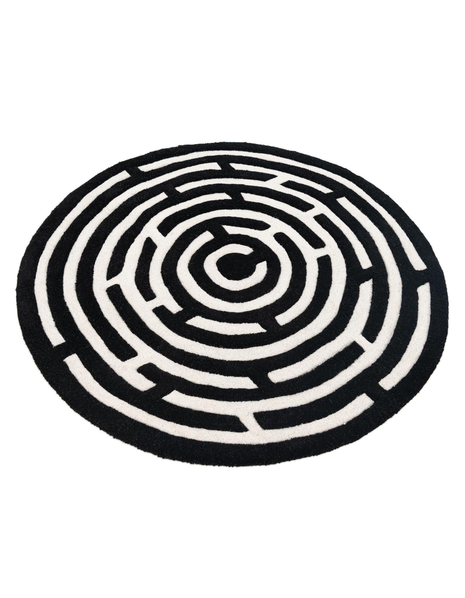 90cm x 90cm Playtime Kids Wool Round Rug