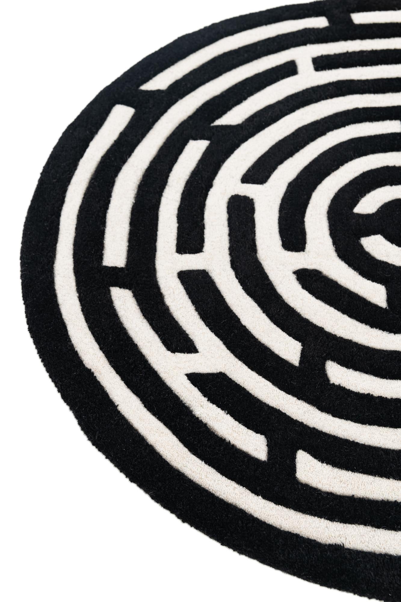 90cm x 90cm Playtime Kids Wool Round Rug