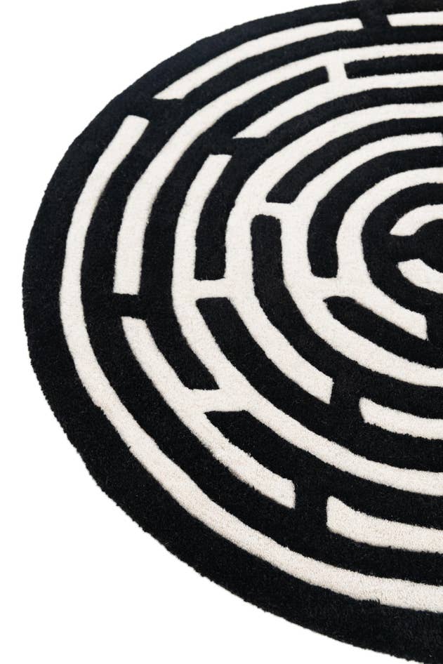 Detail image of 90cm x 90cm Playtime Kids Wool Round Rug