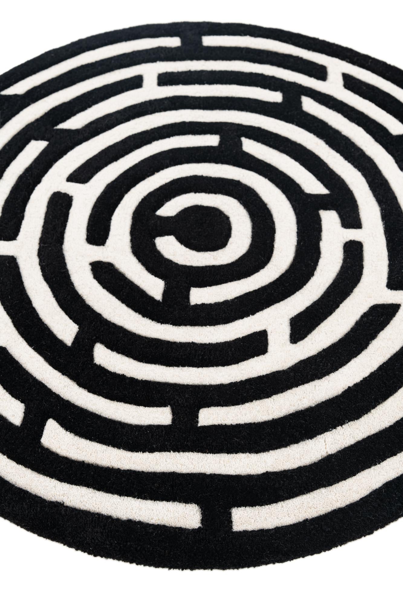 90cm x 90cm Playtime Kids Wool Round Rug