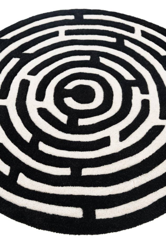 Detail image of 90cm x 90cm Playtime Kids Wool Round Rug