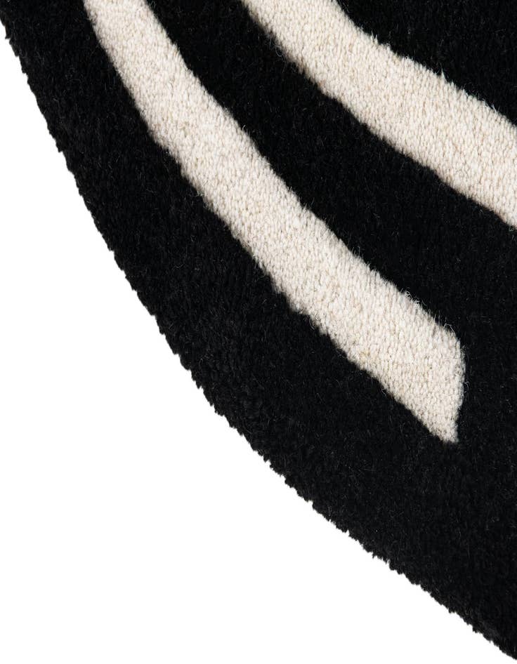 Detail image of 3' x 3' Playtime Kids Wool Round Rug