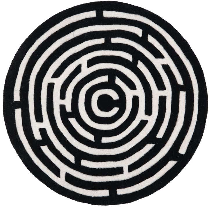 90cm x 90cm Playtime Kids Wool Round Rug