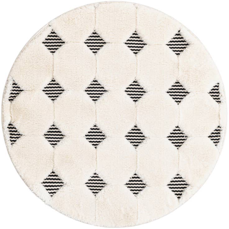 Detail image of 3' x 3' Prismatic Round Rug