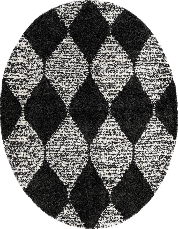 Detail image of 7' x 7' Serenity Shag Round Rug
