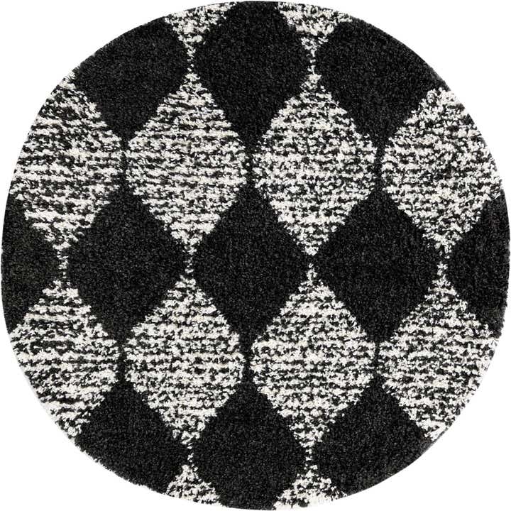 5' 3 x 5' 3 Serenity Shag Round Rug
