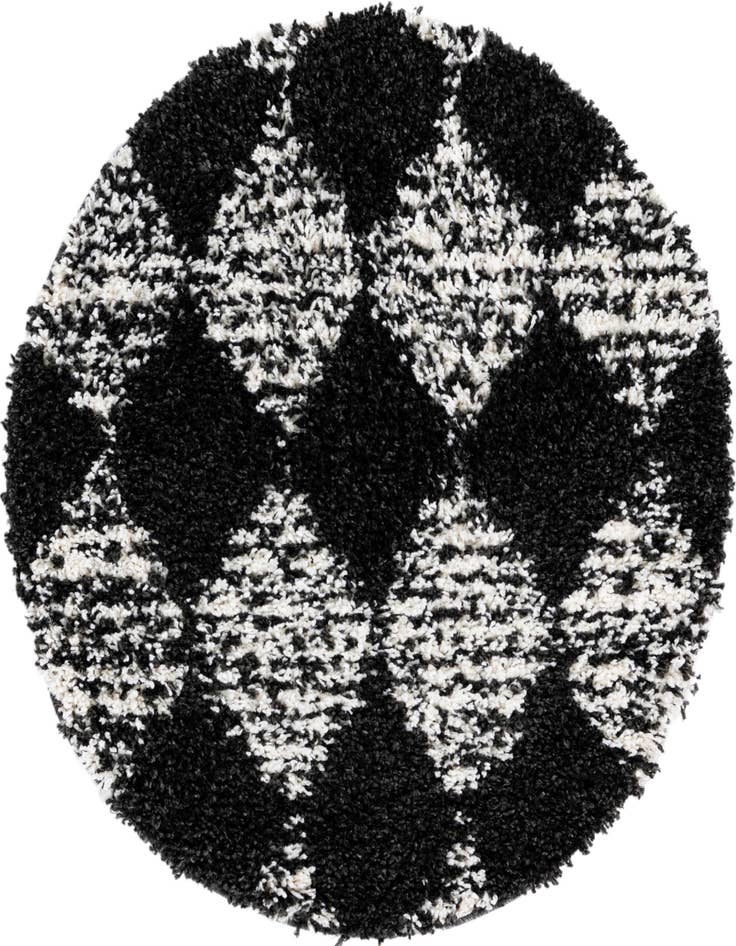 Detail image of 3' 3 x 3' 3 Serenity Shag Round Rug