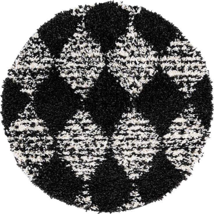 Detail image of 3' 3 x 3' 3 Serenity Shag Round Rug