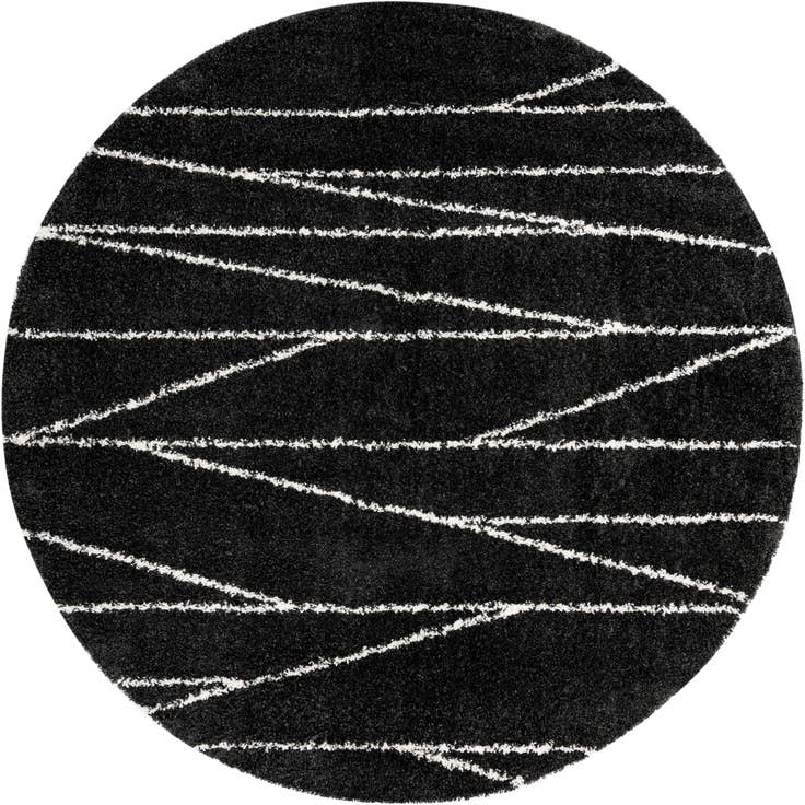 Detail image of 10' x 10' Serenity Shag Round Rug