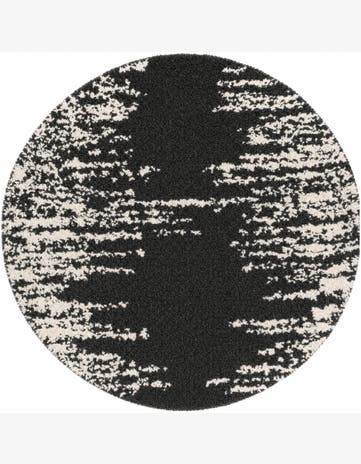 4' x 4' Serenity Shag Round Rug