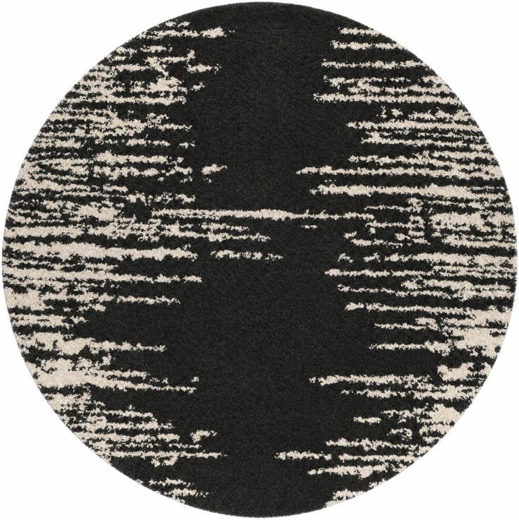 Detail image of 8' x 8' Serenity Shag Round Rug