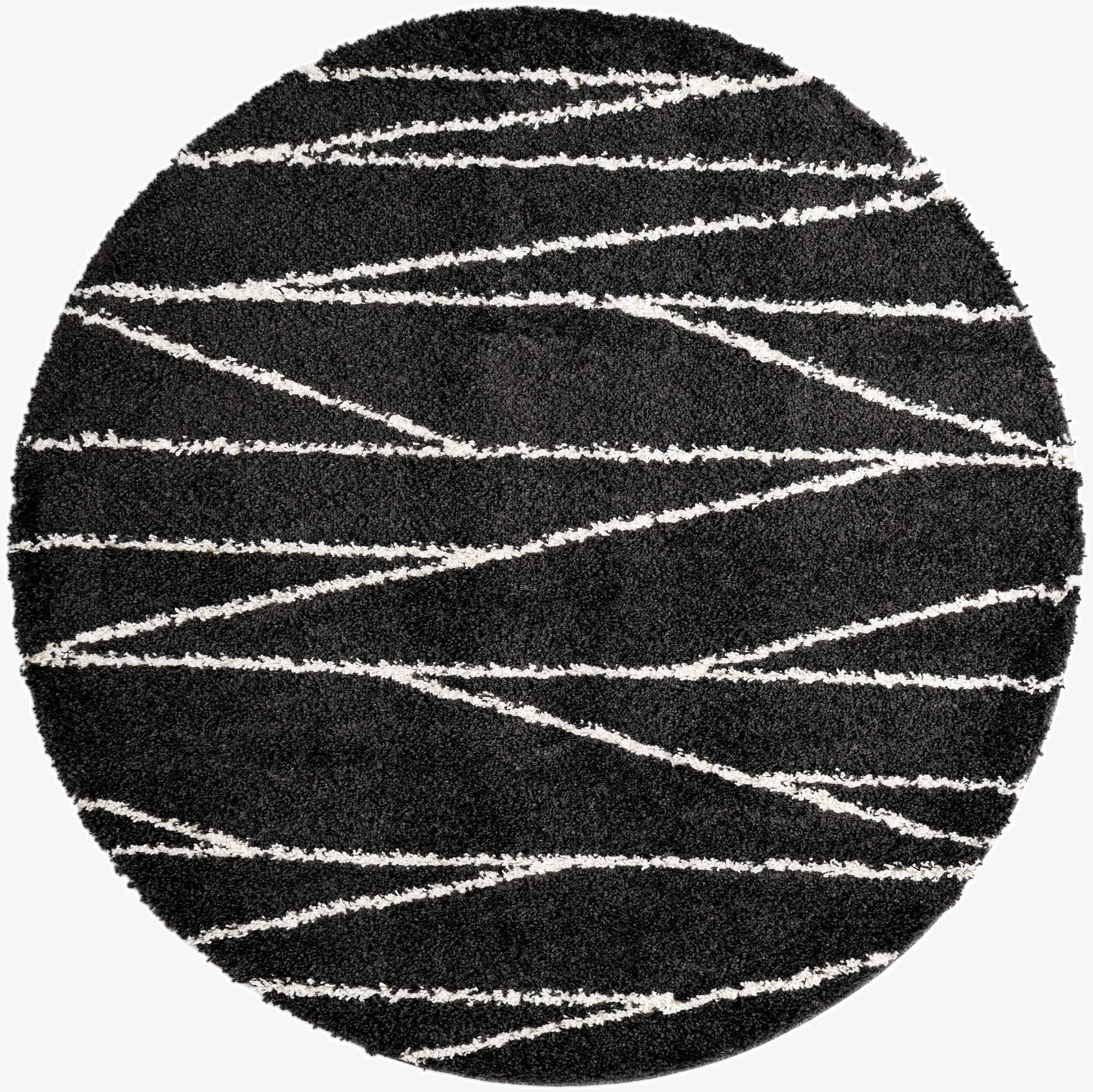 7' x 7' Serenity Shag Round Rug