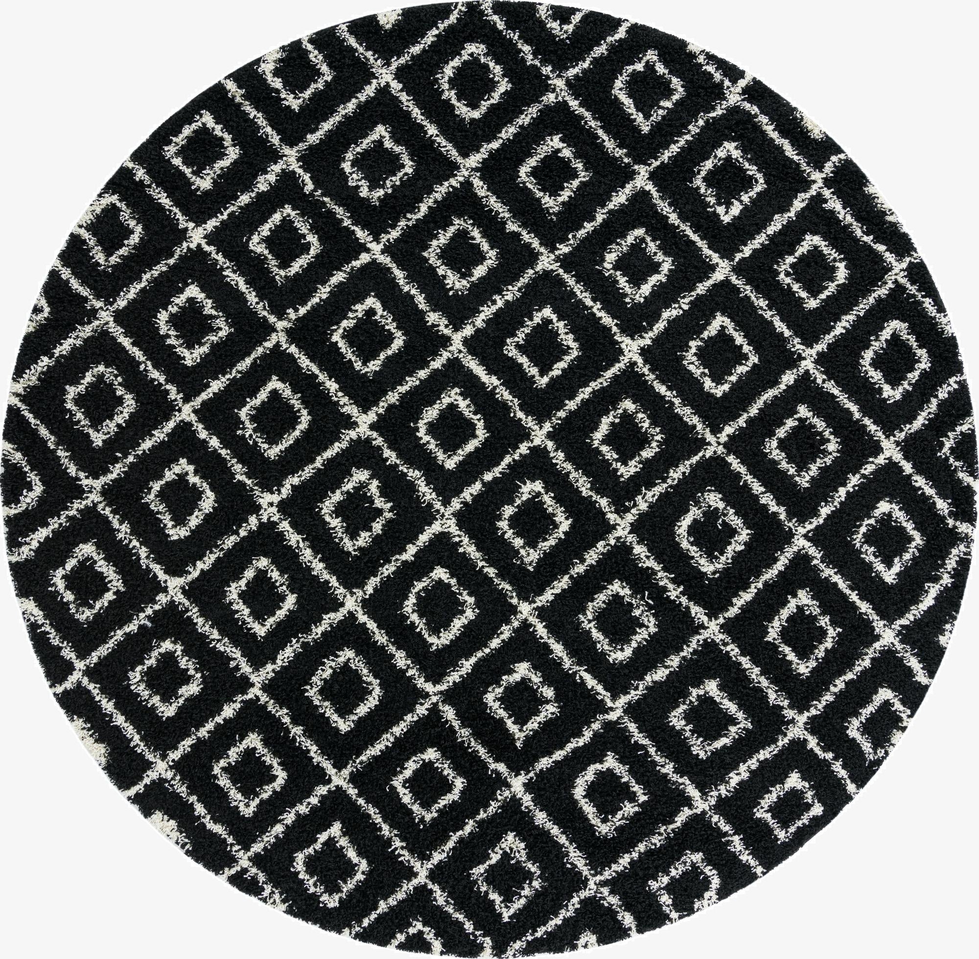 10' x 10' Trellis Shag Round Rug