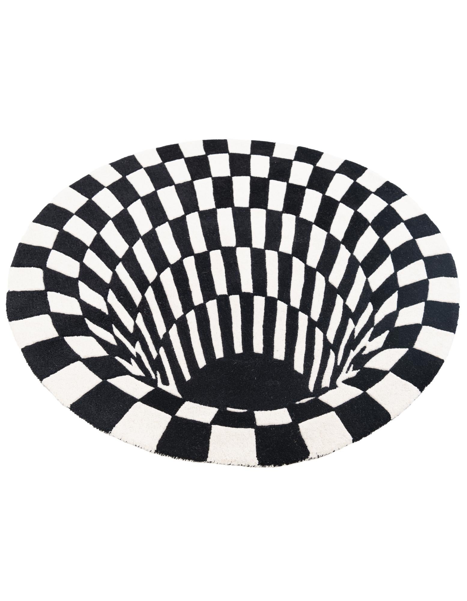 4' x 4' Vortex Wool Round Rug