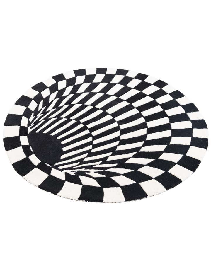 4' x 4' Vortex Wool Round Rug