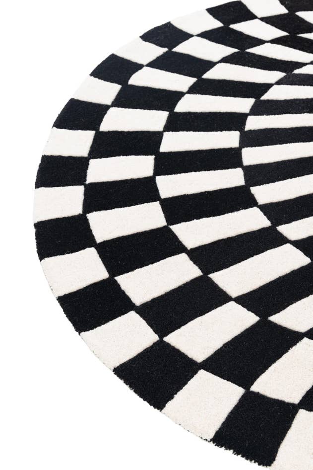 Detail image of 4' x 4' Vortex Wool Round Rug