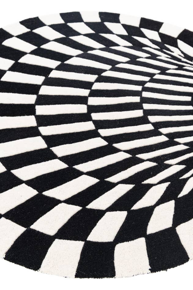 Detail image of 4' x 4' Vortex Wool Round Rug