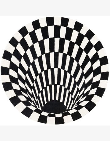 4' x 4' Vortex Wool Round Rug
